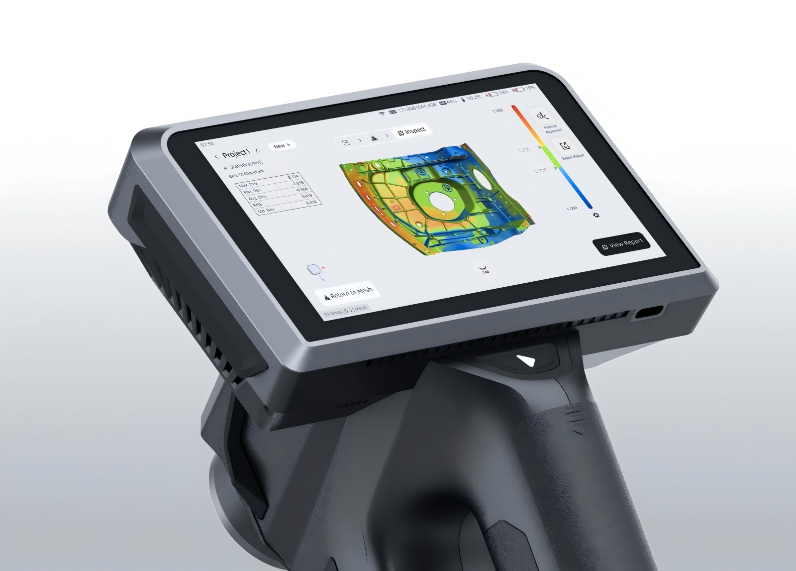 shining3d inspect FreeScan Omni